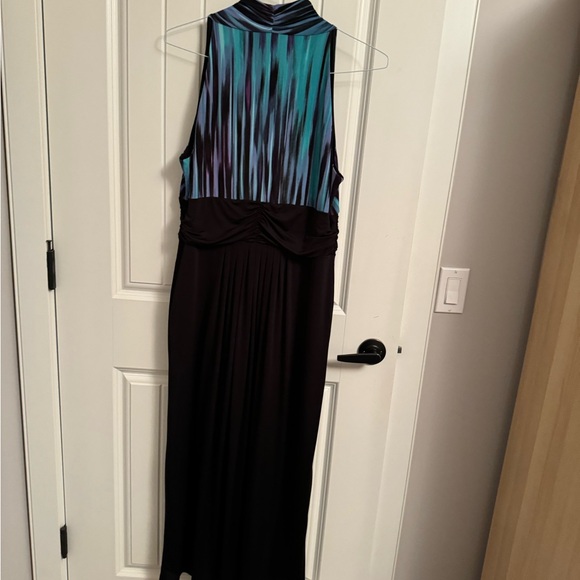 Beautiful sleeveless multi-coloured maxi by Precis. Size Extra Large - Picture 3 of 4